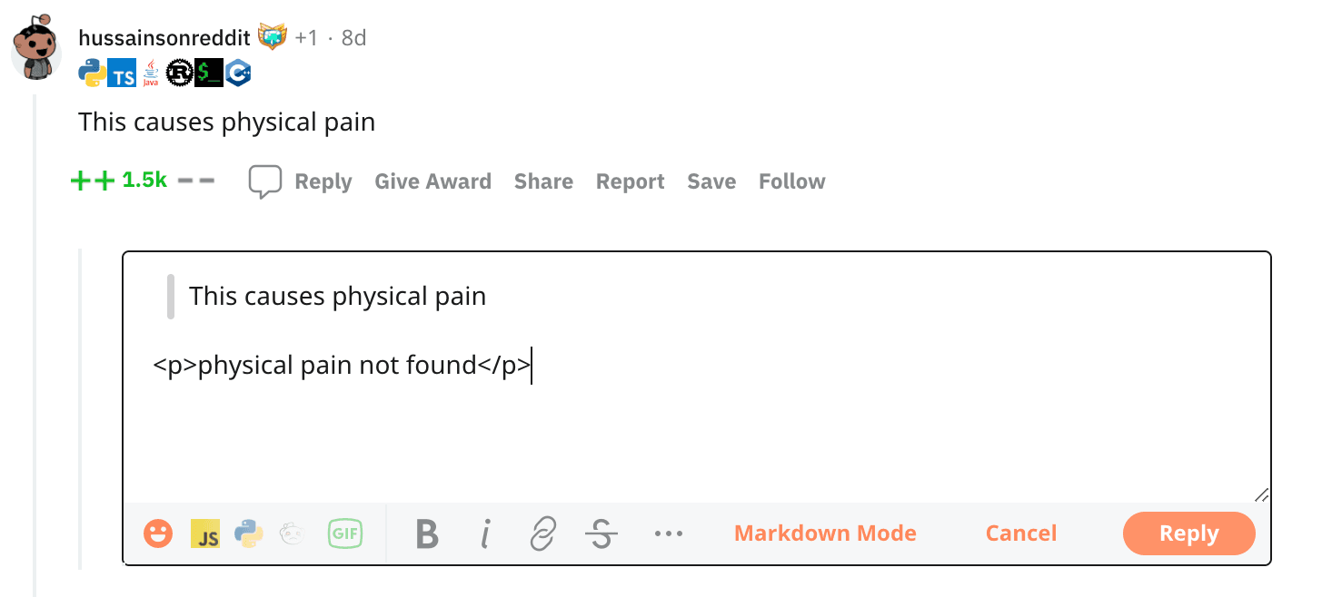 reddit comment reply