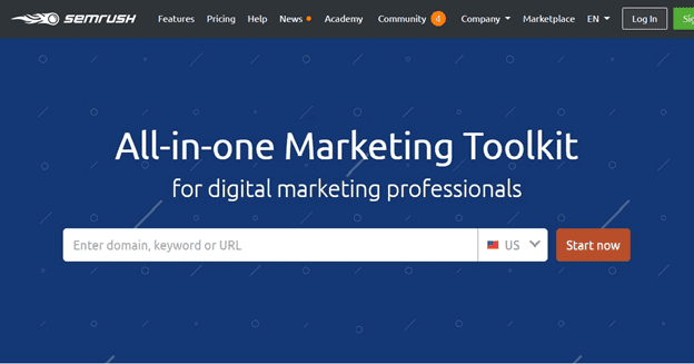 Semrush backlink monitoring tool