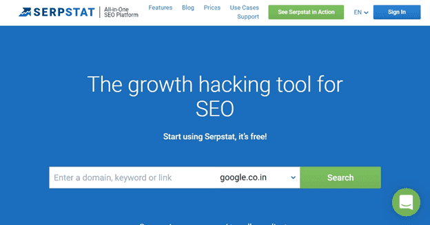 Serpstat backlink monitoring tool