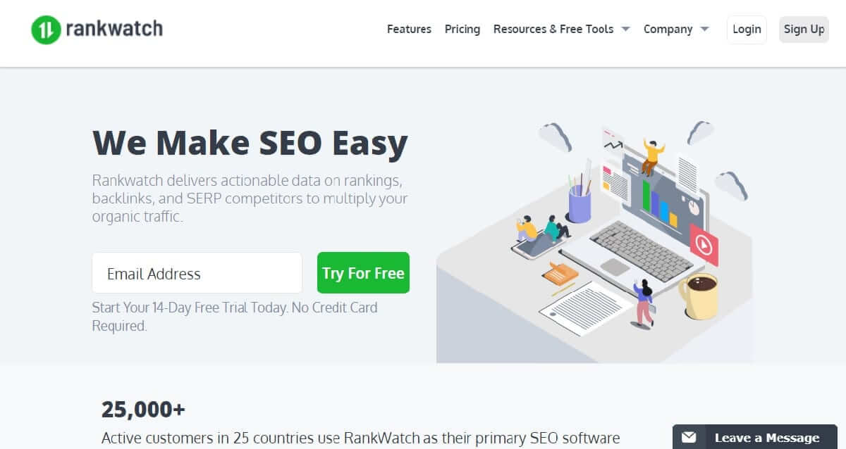 rank watch rank tracking tool for seo