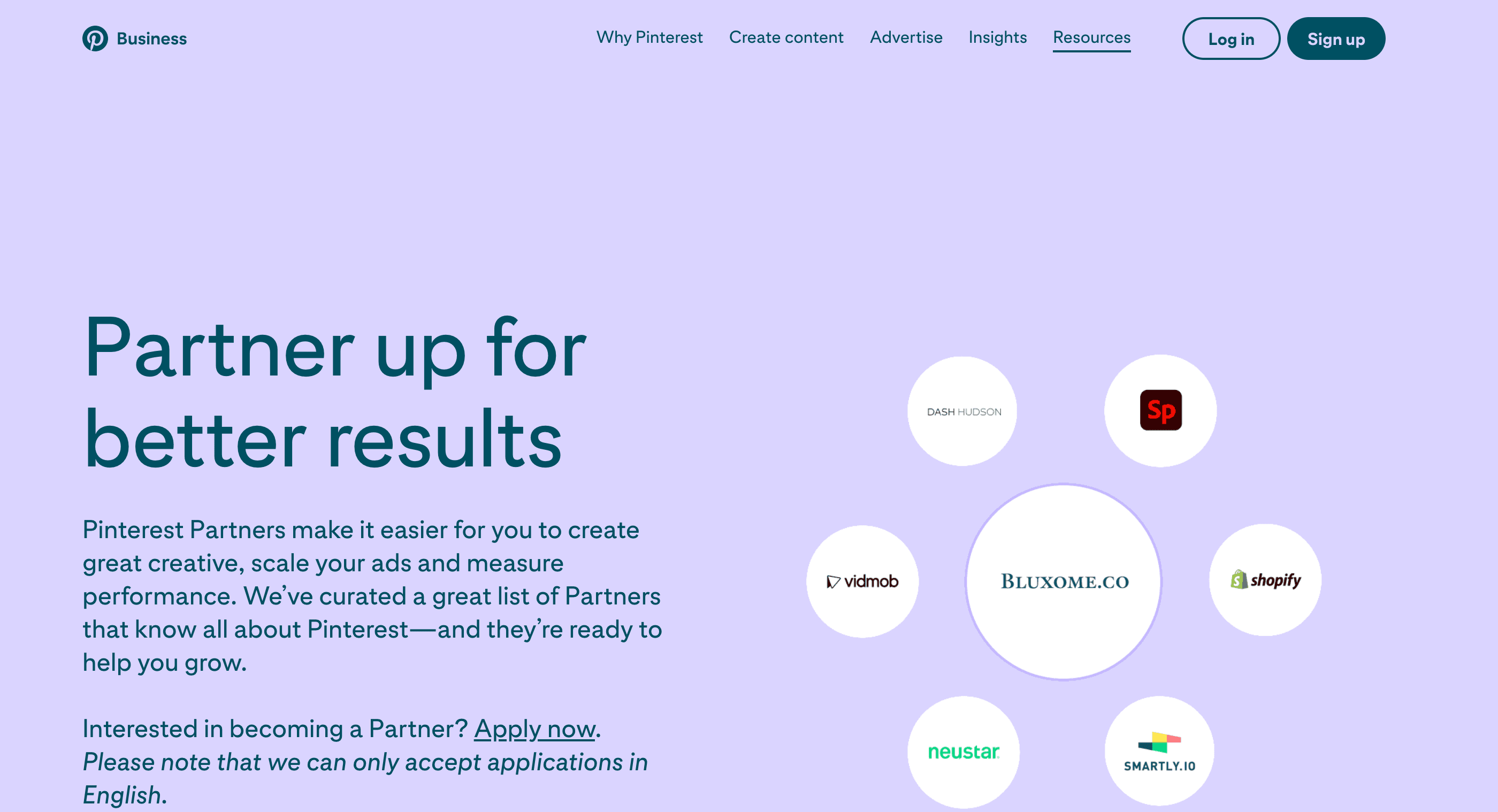 pinterest partners