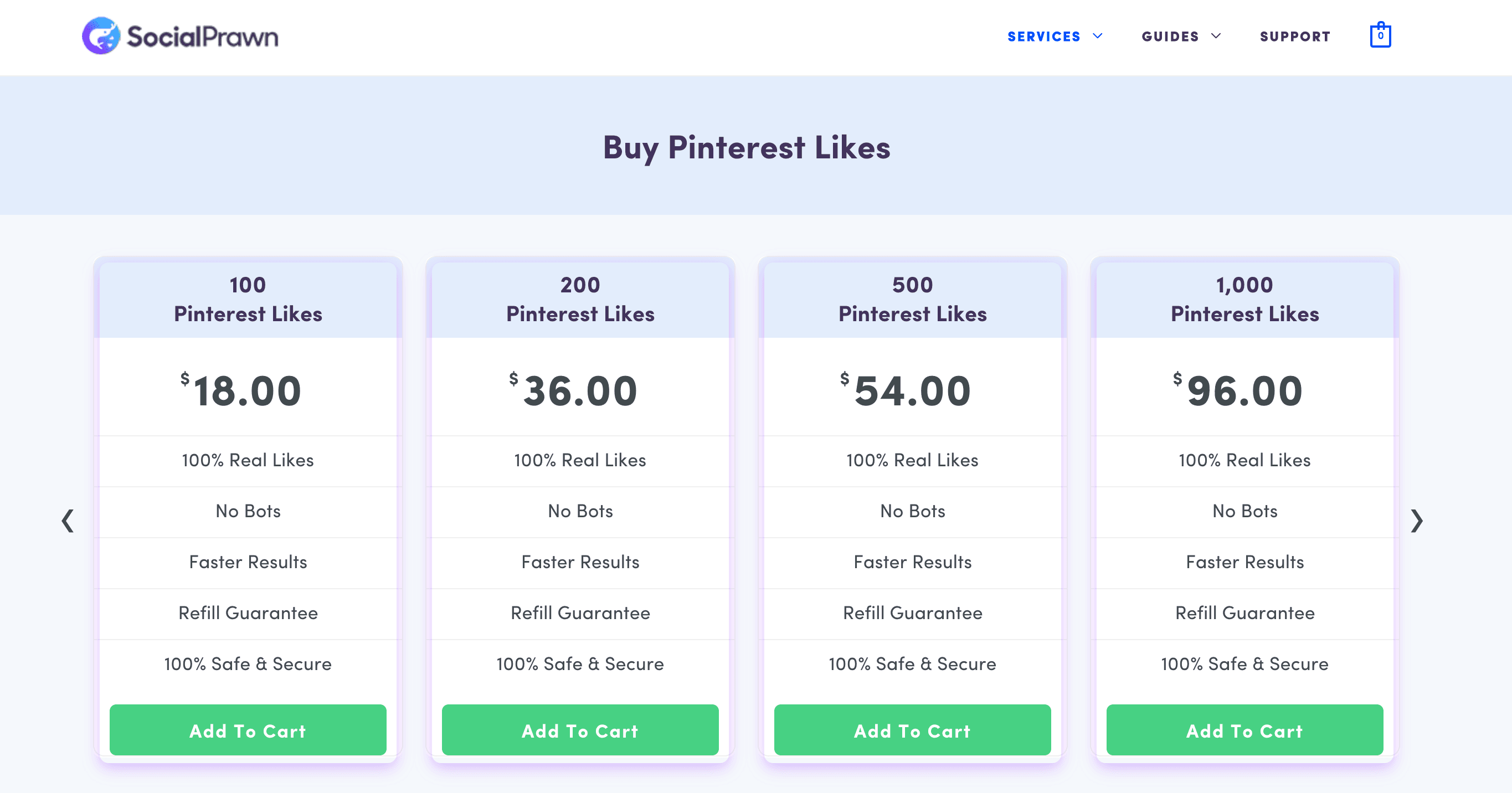 buy pinterest likes