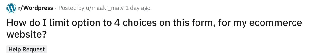 r/wordpress post