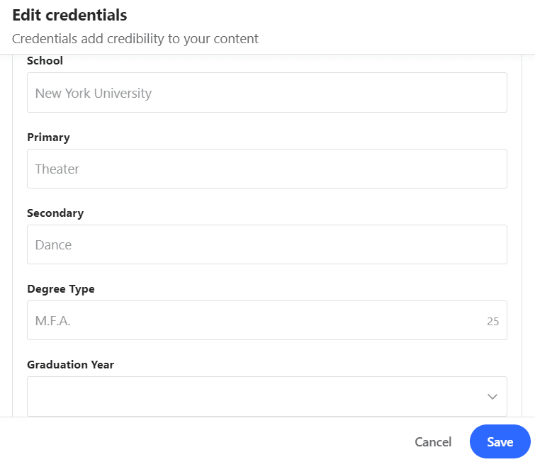 education credentials on quora