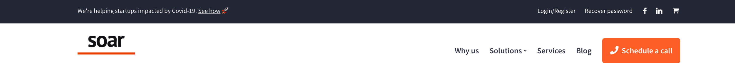 header navigation new