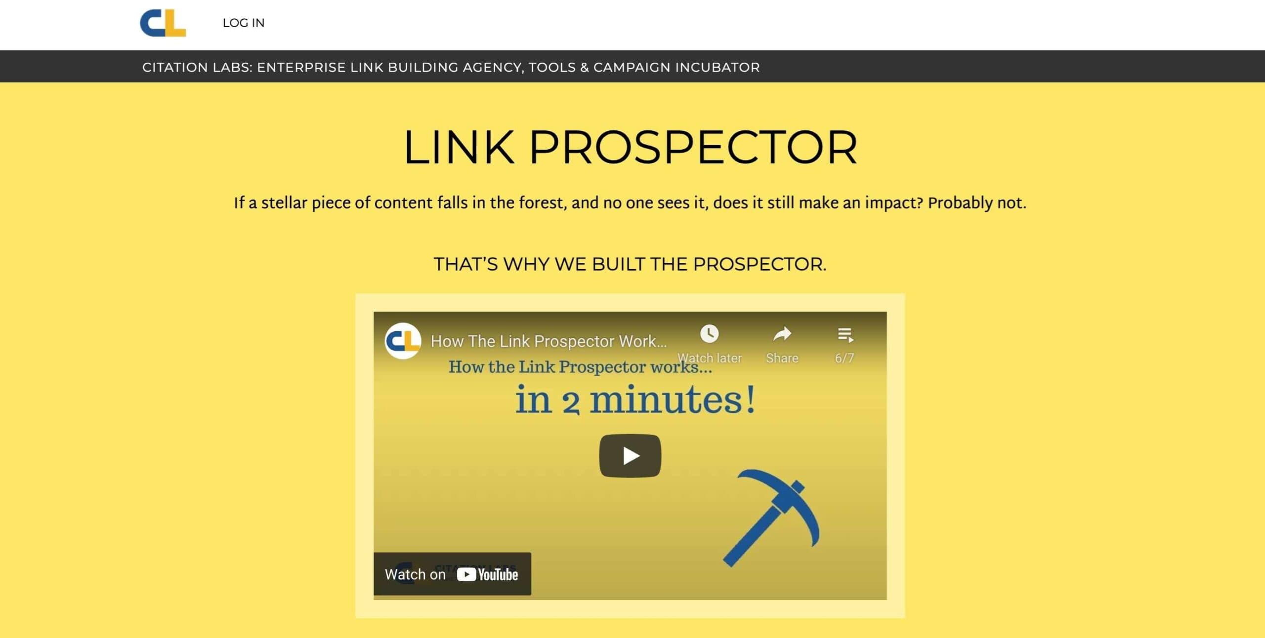 link prospector