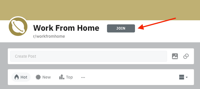 work from home community on reddit