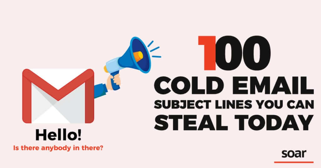 100 Cold Email Subject Lines You Can Steal Today - Banner