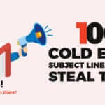 100 Cold Email Subject Lines You Can Steal Today - Banner