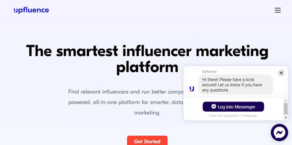 Upfluence influencer marketing company 