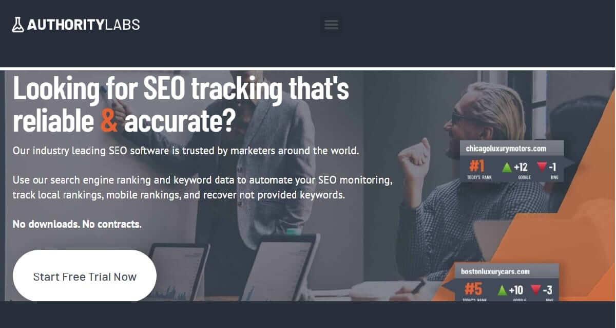 authoritylabs rank tracking tool for seo
