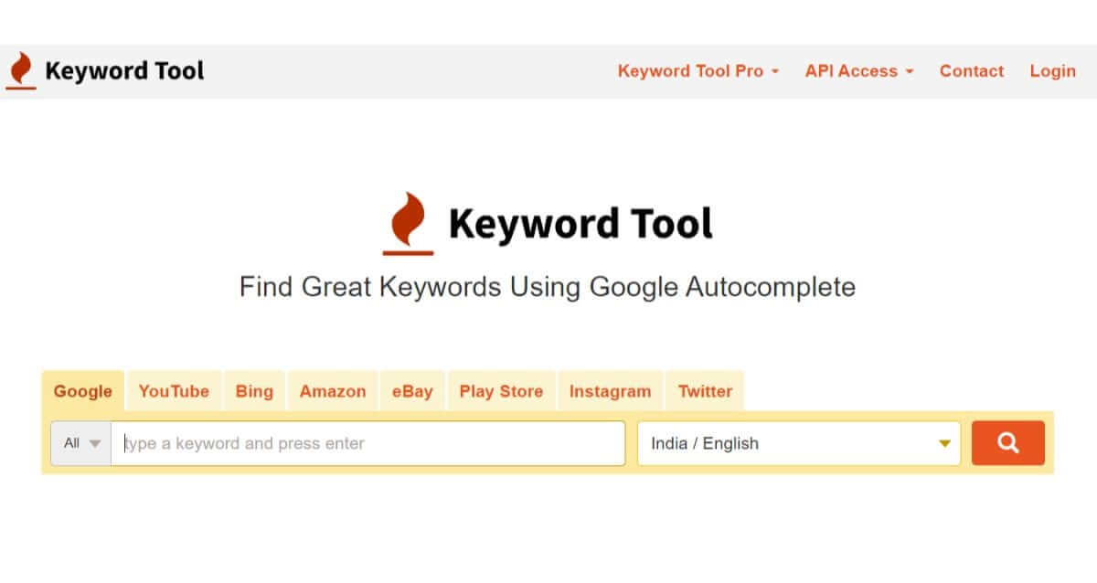 keyword tool - keyword research tool