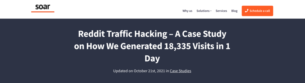 reddit marketing case study