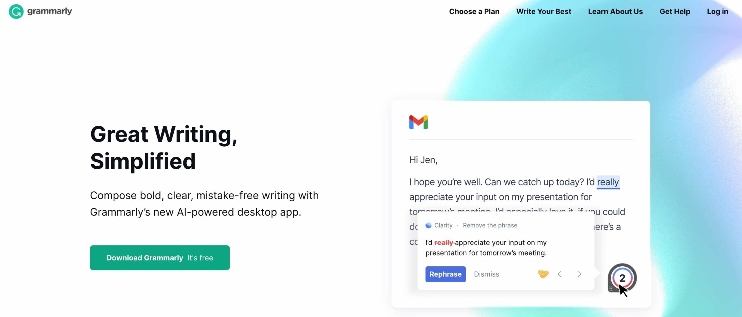grammarly content marketing tool