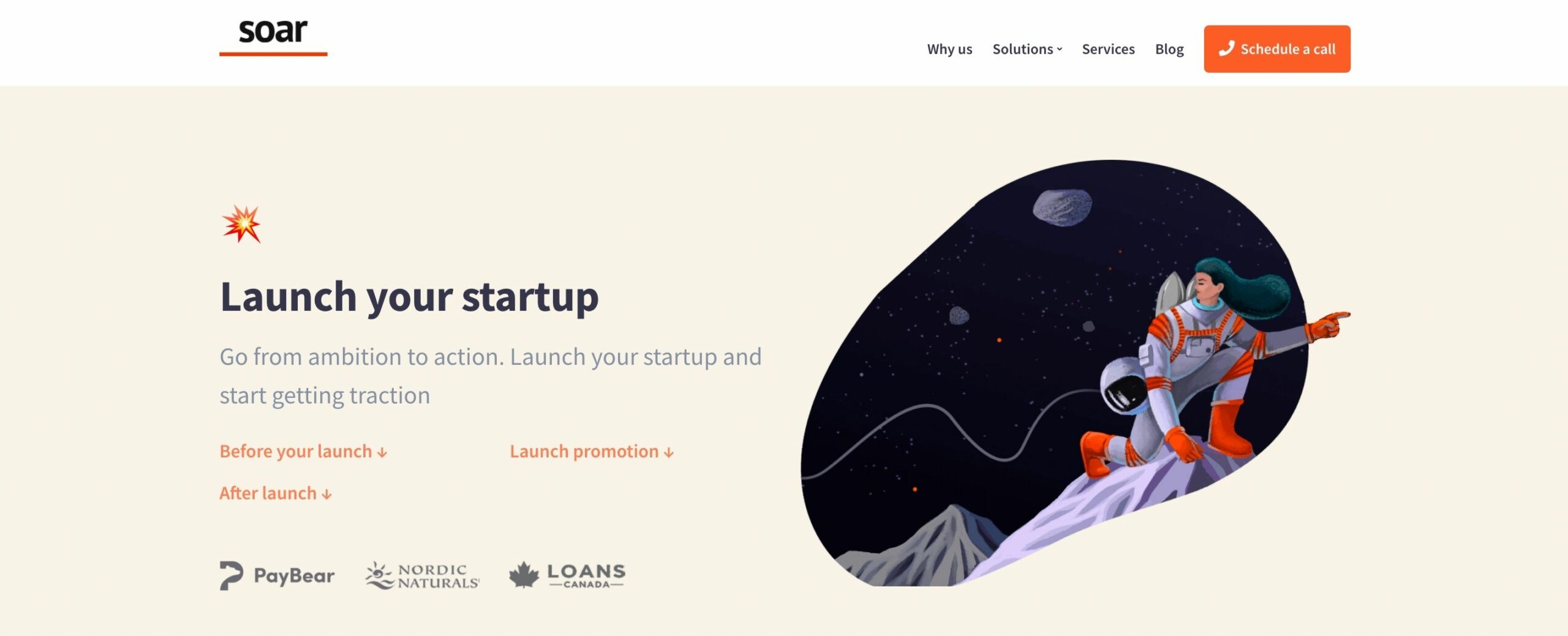 launch your startup service
