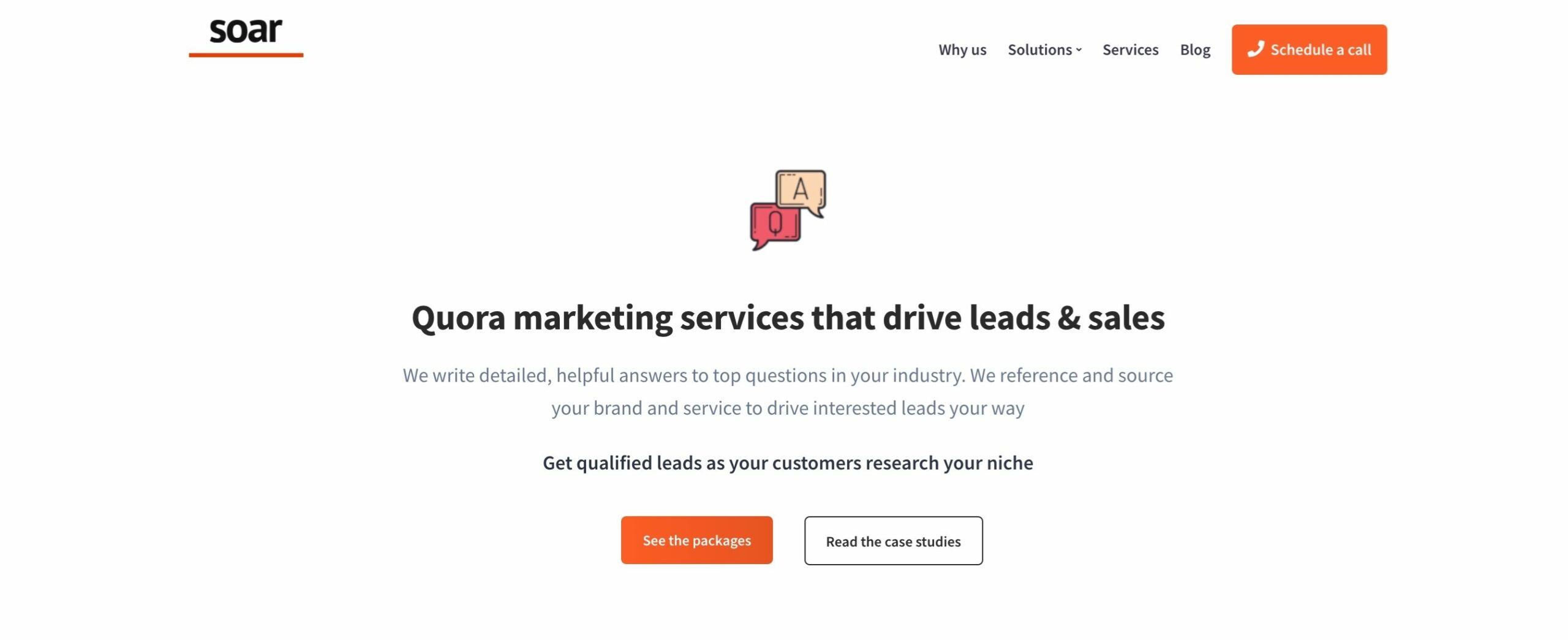 quora marketing service
