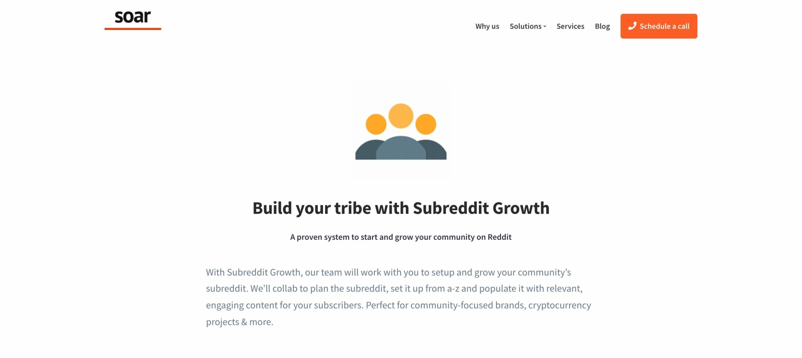 subreddit growth service